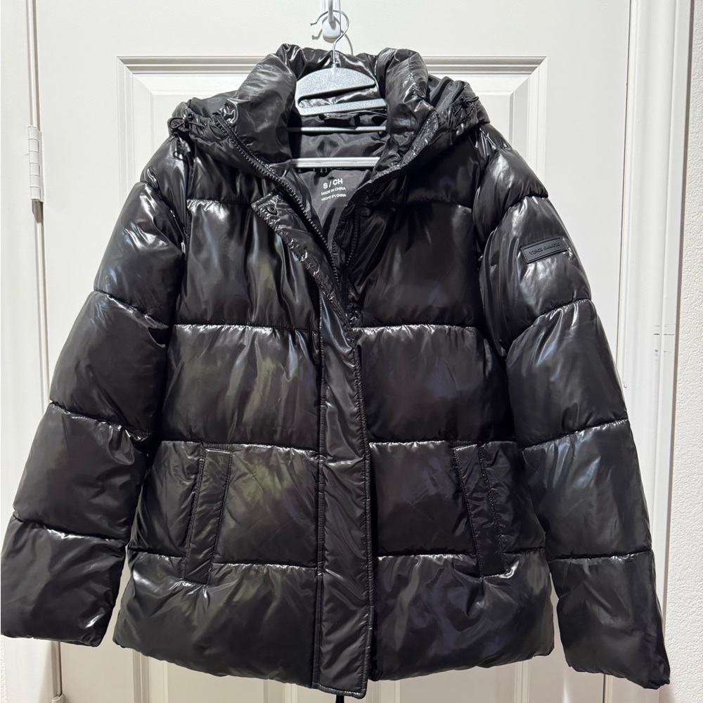 Vince Camuto Women's Black Puffer Jacket Coat - Size S